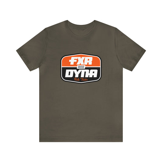 Front Only - Orange & Black Logo T-Shirt (Blank Back)