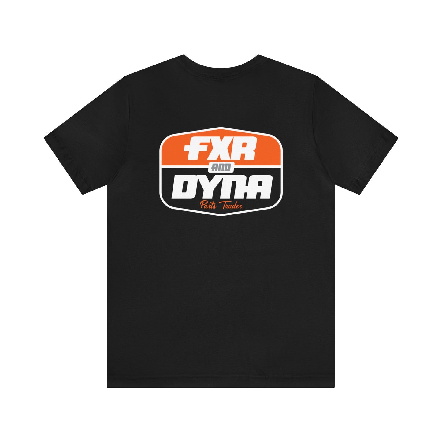 Orange & Black Logo T-Shirt (Front & Back Designs)