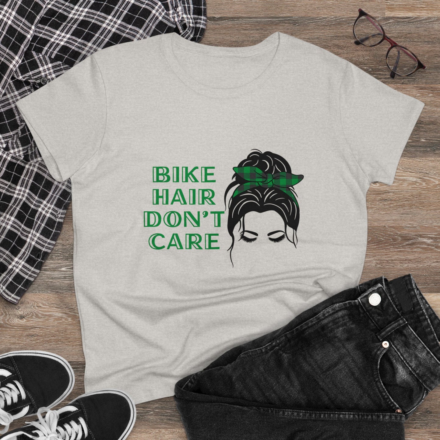 Bike Hair - Don't Care Tee for Women