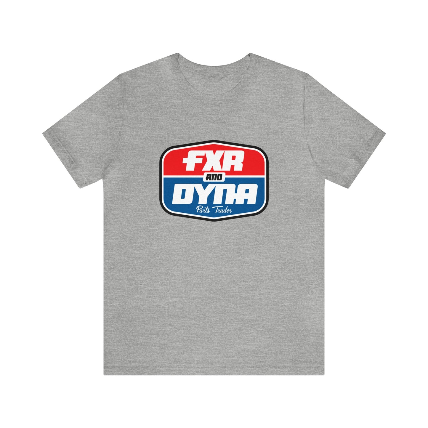 Front Only - Red & Blue Logo T-Shirt (Blank Back)