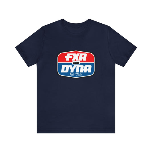 Front Only - Red & Blue Logo T-Shirt (Blank Back)